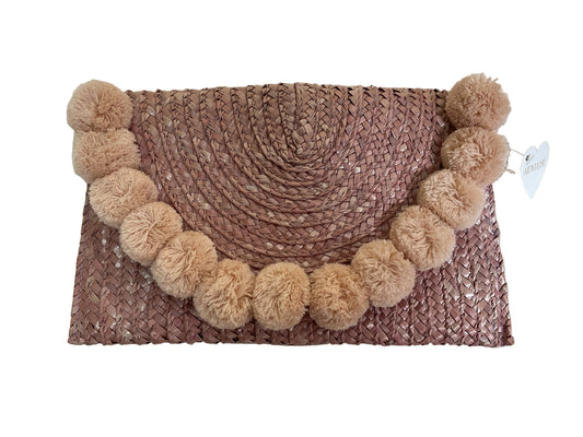 Clutch By Shiraleah In Mauve, Size:Small
