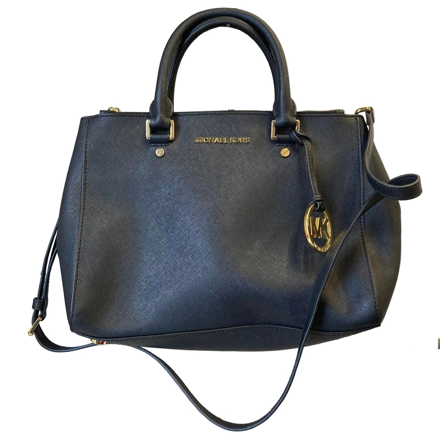 Handbag Designer By Michael Kors In Black, Size:Medium