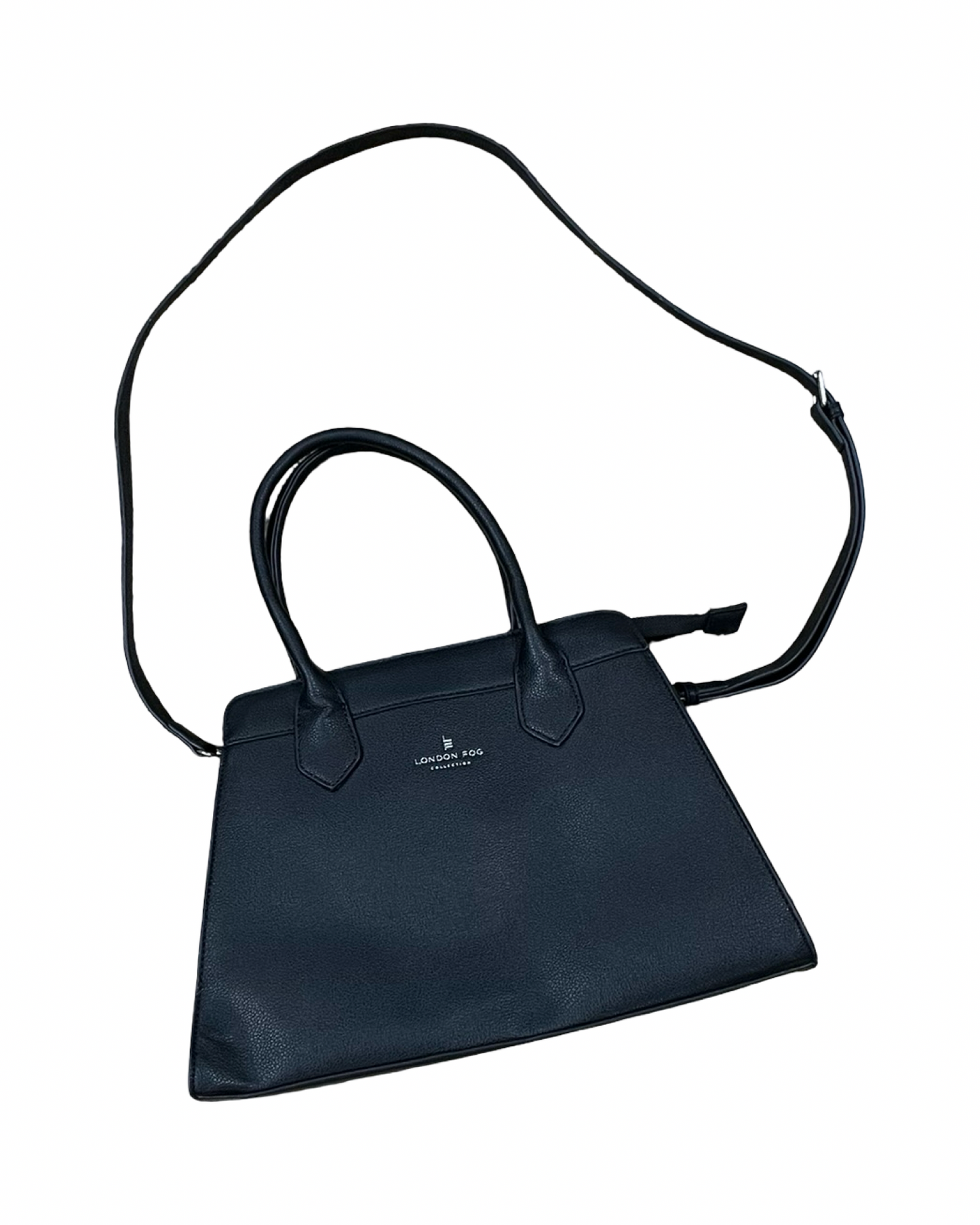 Handbag By London Fog In Black, Size:Medium