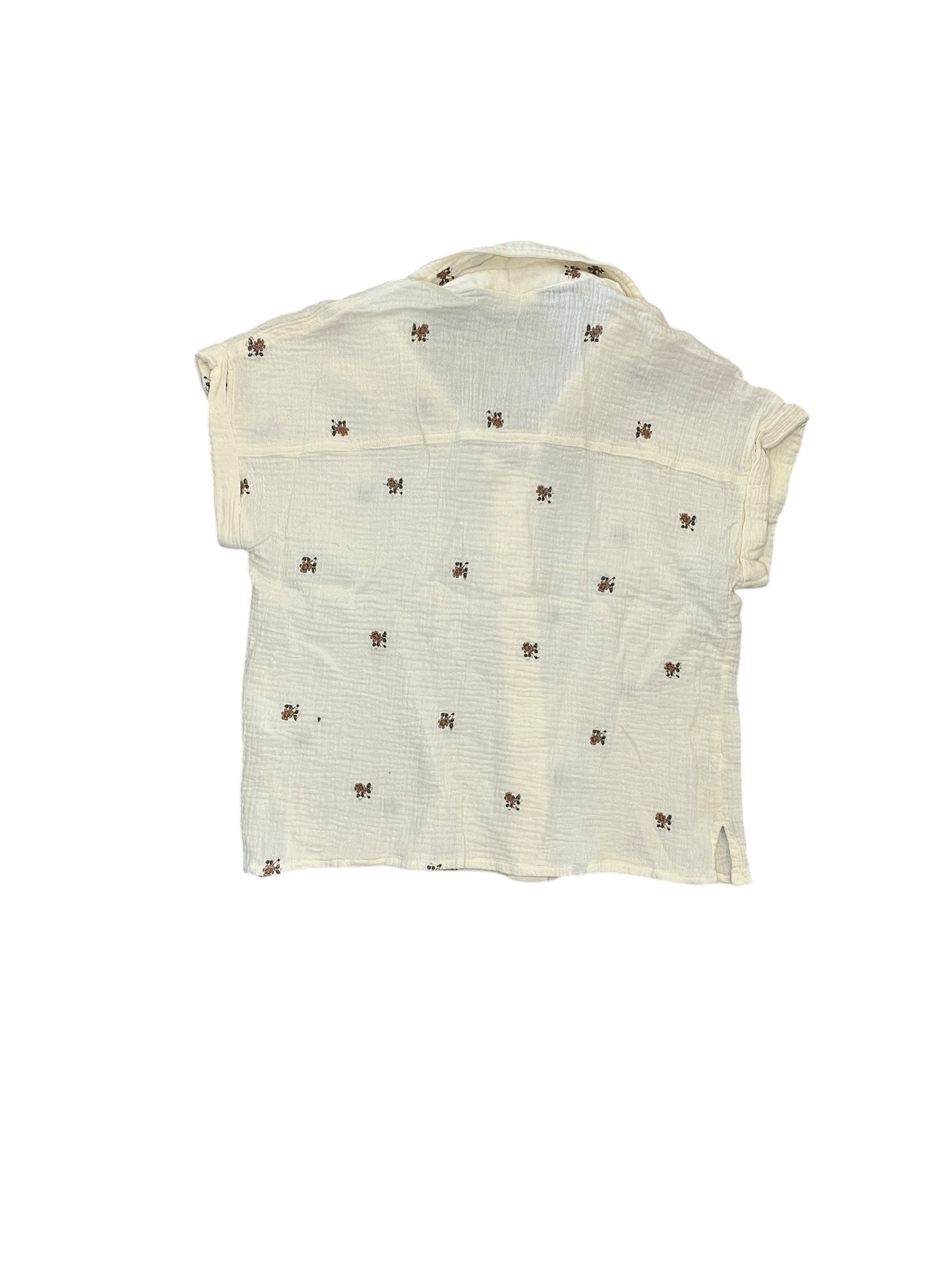 Top Ss By Clothes Mentor In Floral Print, Size:S