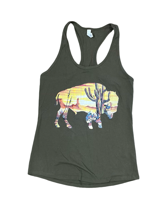 Tank Top By Clothes Mentor In Green, Size:L