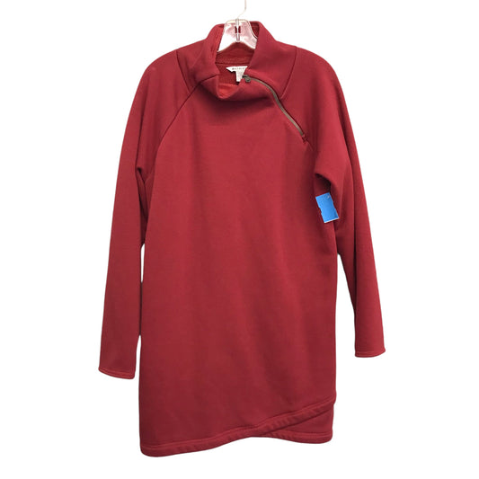 Sweatshirt Collar By Athleta In Red, Size:L