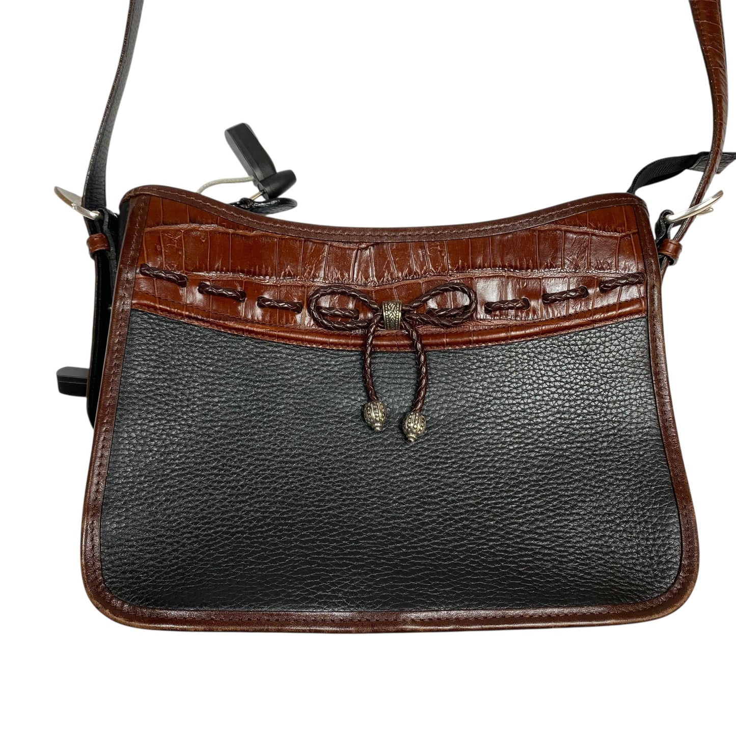 Handbag Designer By Brighton In Black & Brown, Size:Medium