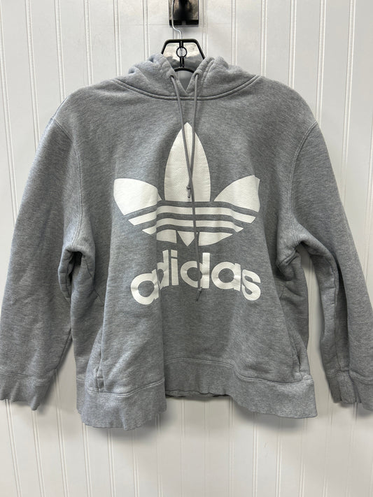 Sweatshirt Hoodie By Adidas In Grey, Size:Xl