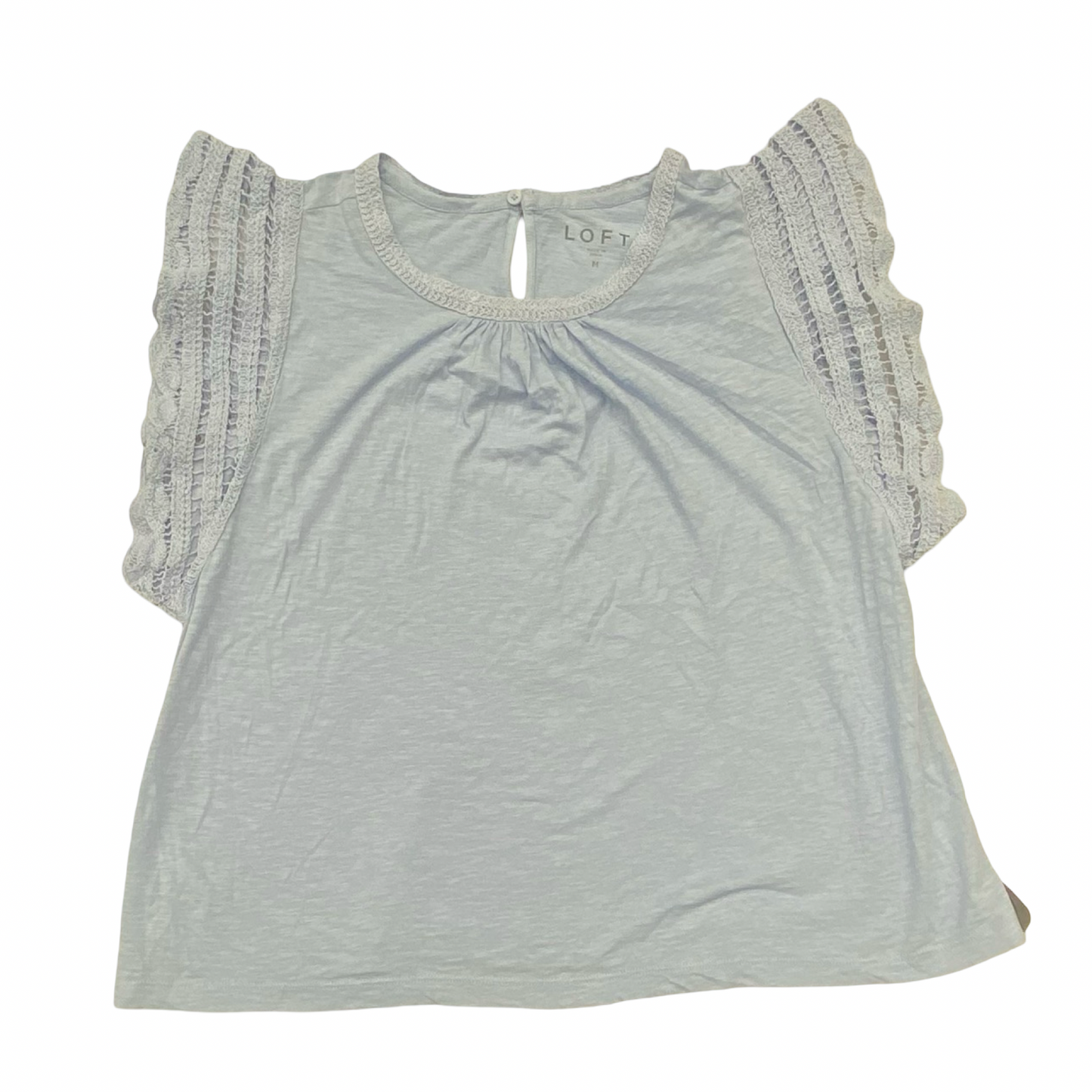 Top Sleeveless By Loft In Blue, Size:M