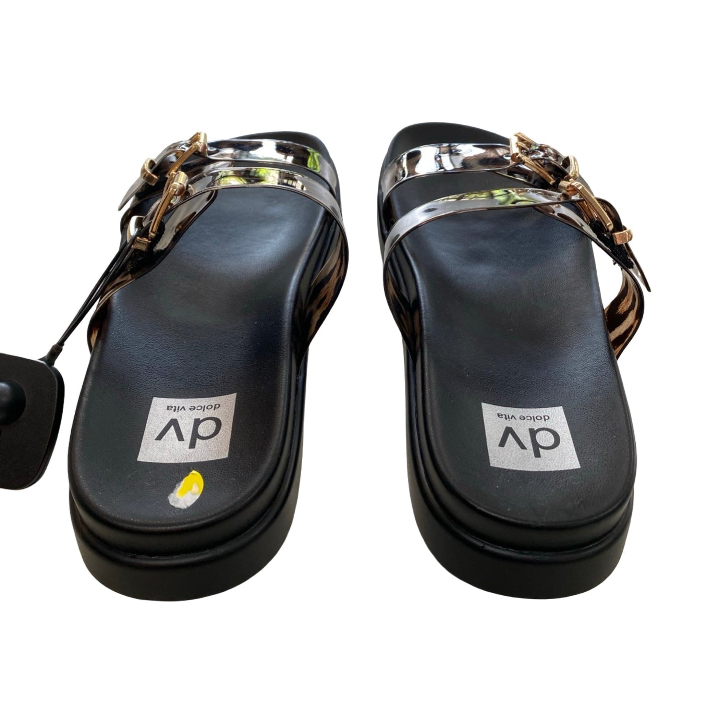 Sandals Flats By Dolce Vita In Animal Print, Size:9