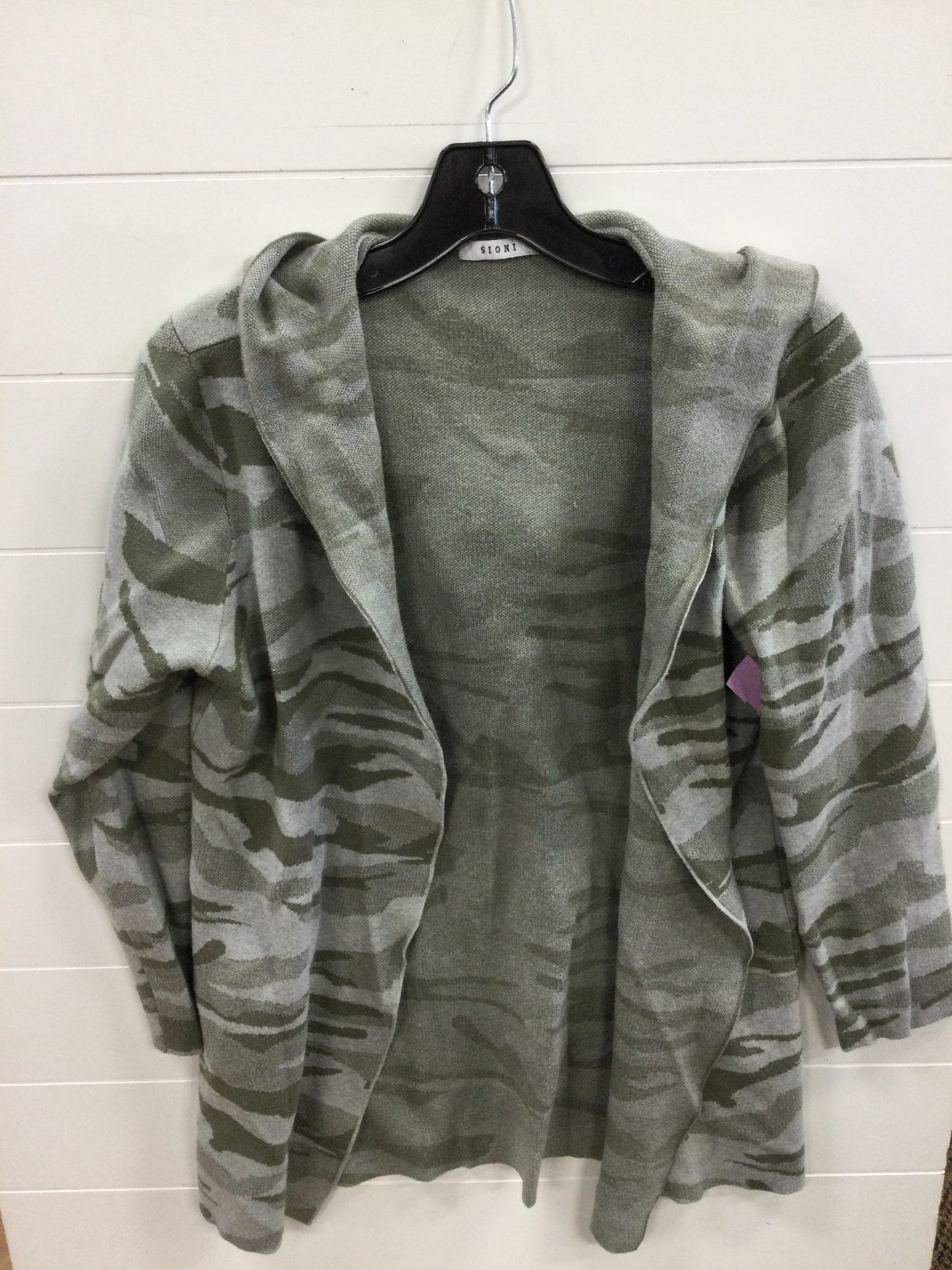 Cardigan By Sioni In Green, Size:M
