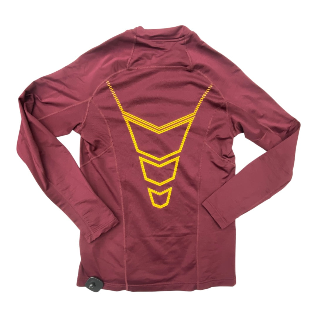 Athletic Sweatshirt Hoodie By Nike In Grey, Size:L