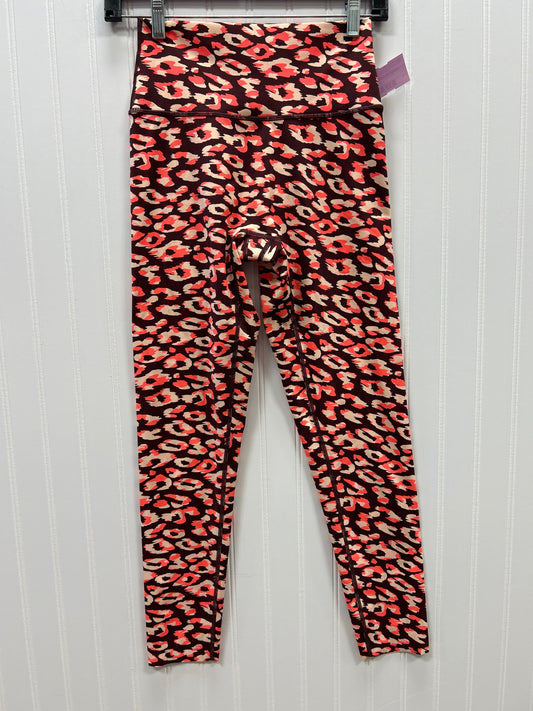 Athletic Leggings By Aerie In Orange, Size:M