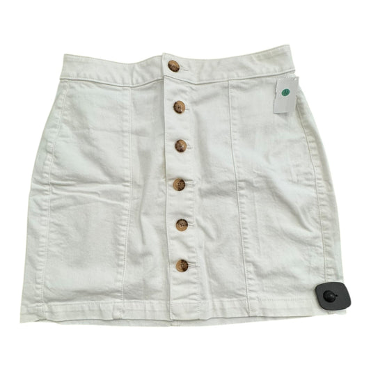 Skirt Mini & Short By Loft In Cream, Size:10P