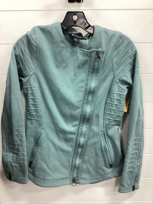 Athletic Jacket By Athleta In Green, Size:S