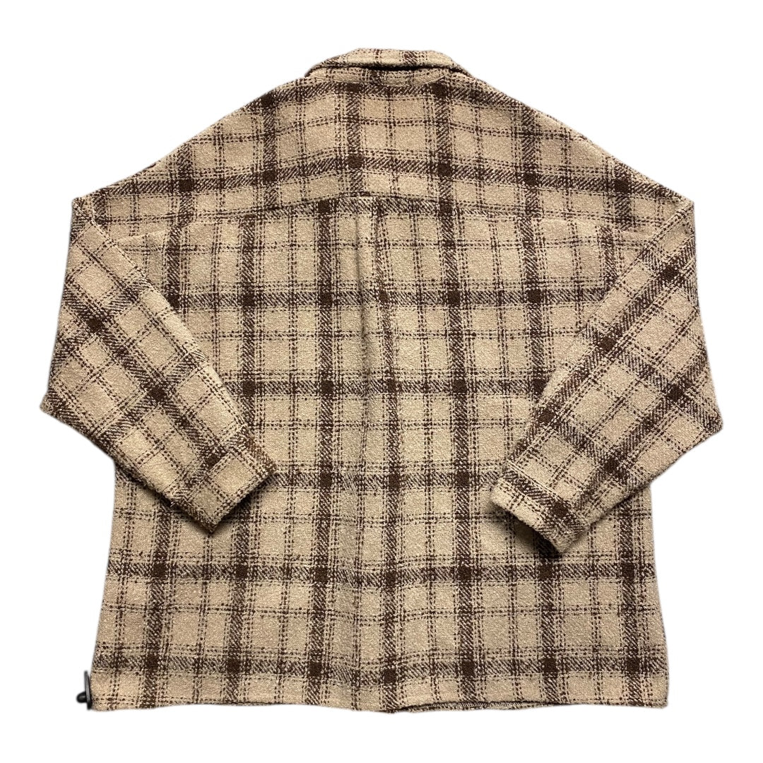 Blazer By Amaryllis In Plaid Pattern, Size:L