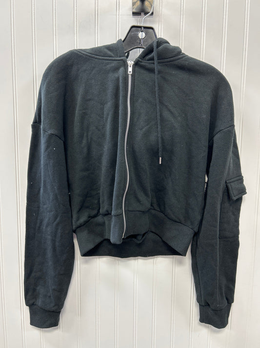 Sweatshirt Hoodie By Forever 21 In Black, Size:S