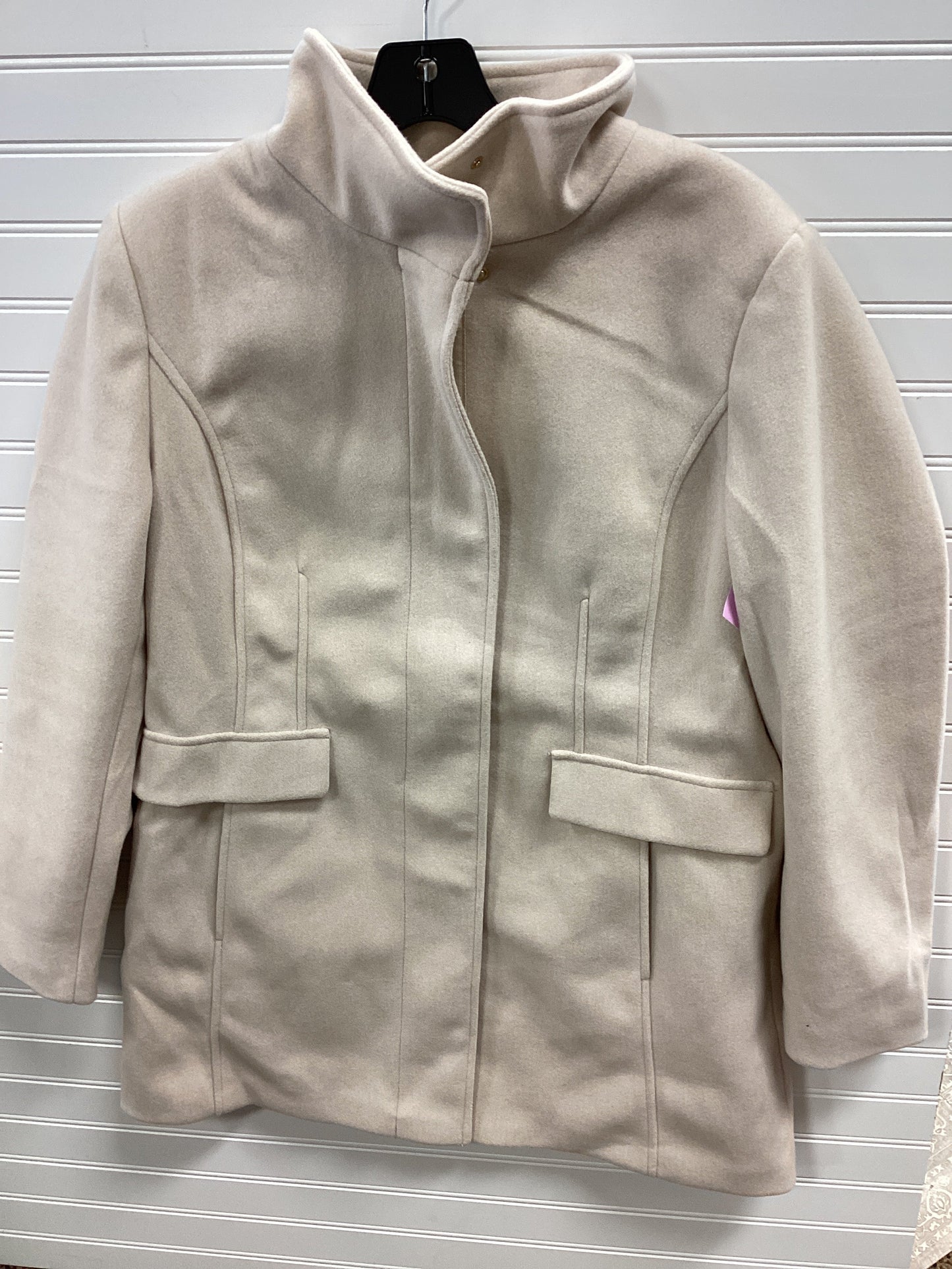 Coat Peacoat By Vince Camuto In Beige, Size:L