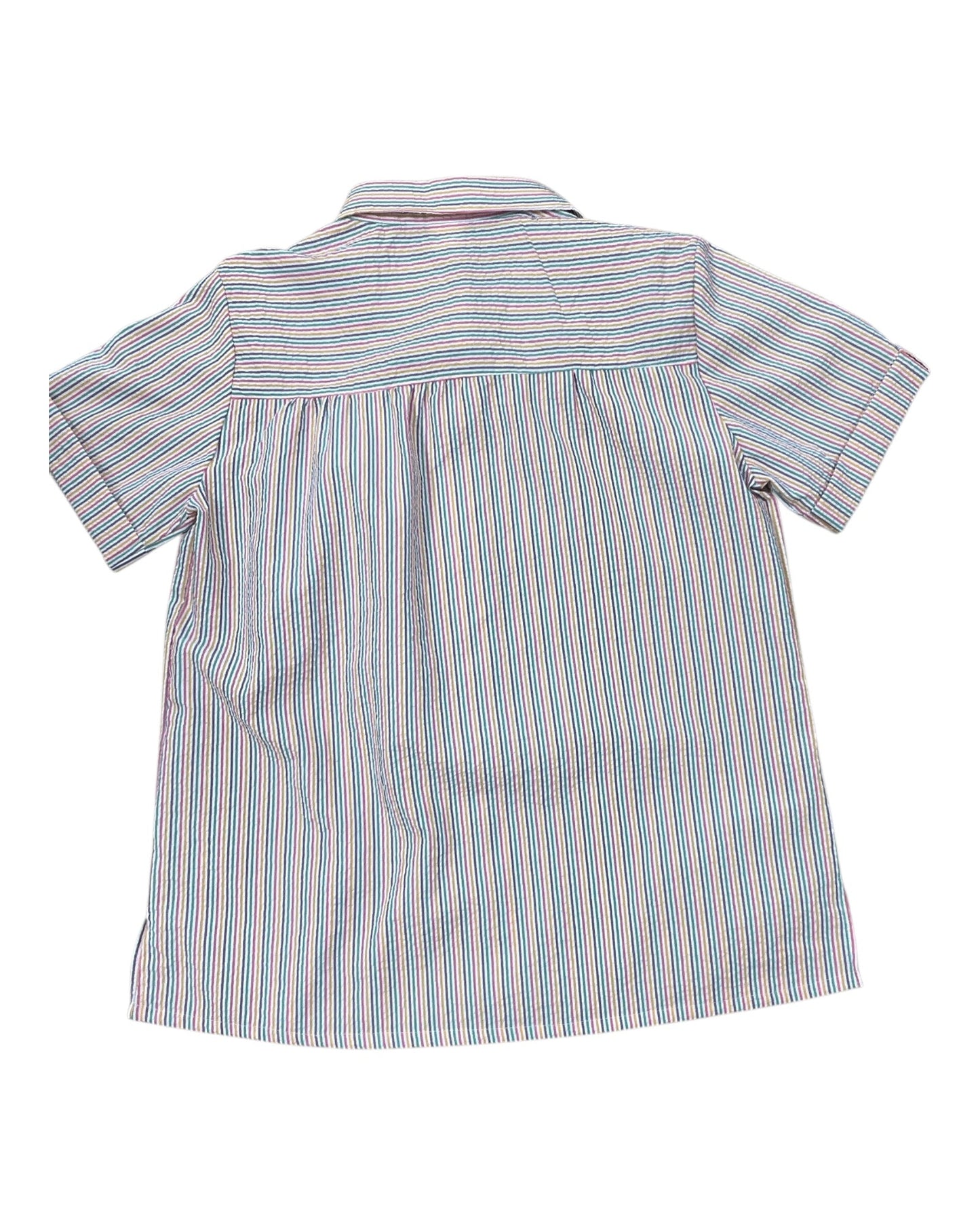 Blouse Ss By Clothes Mentor In Striped Pattern, Size:L