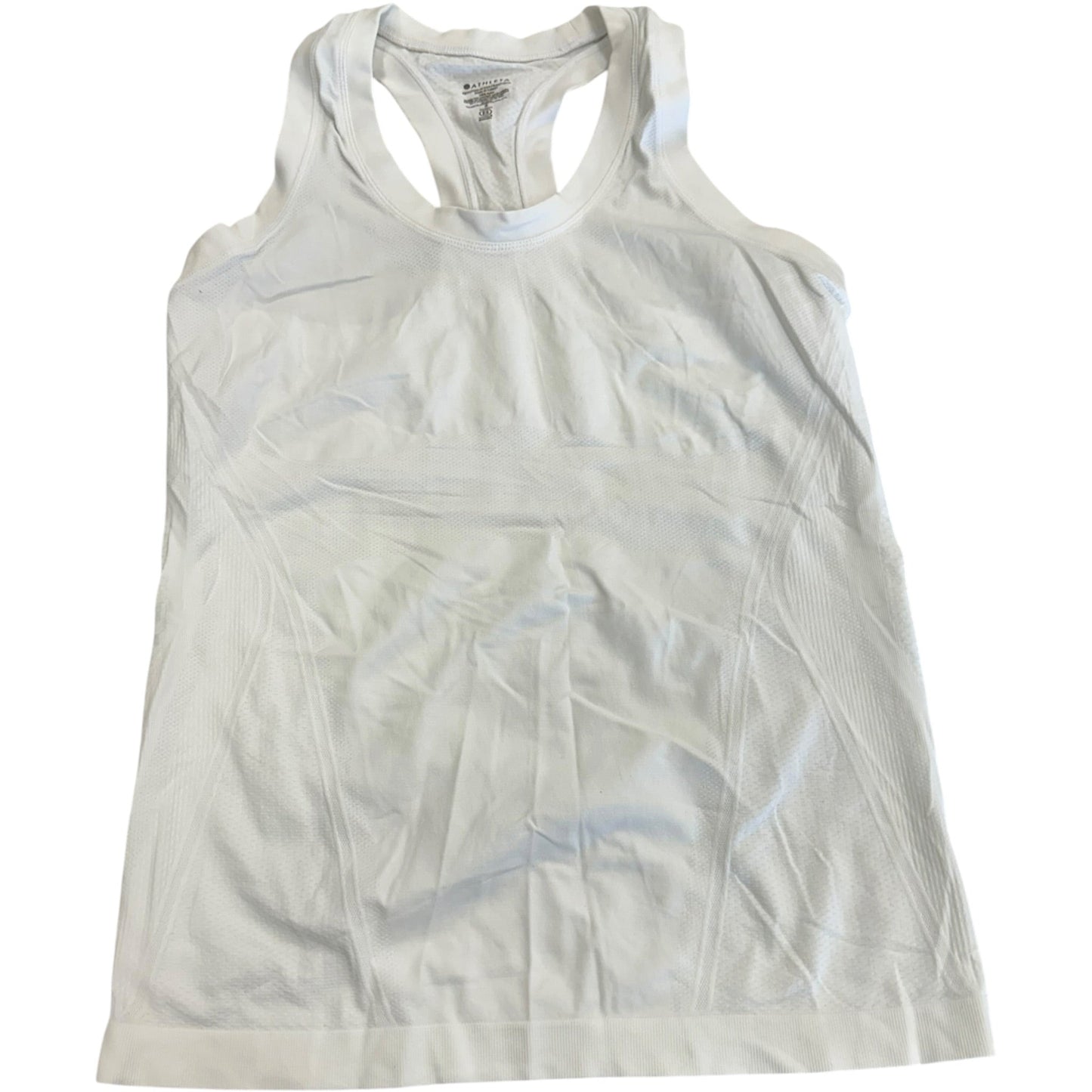 Athletic Tank Top By Athleta In White, Size:S