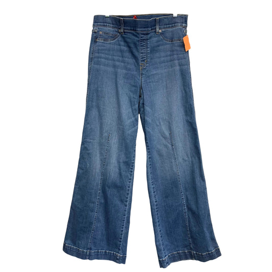 Jeans Wide Leg By Spanx In Blue Denim, Size:16
