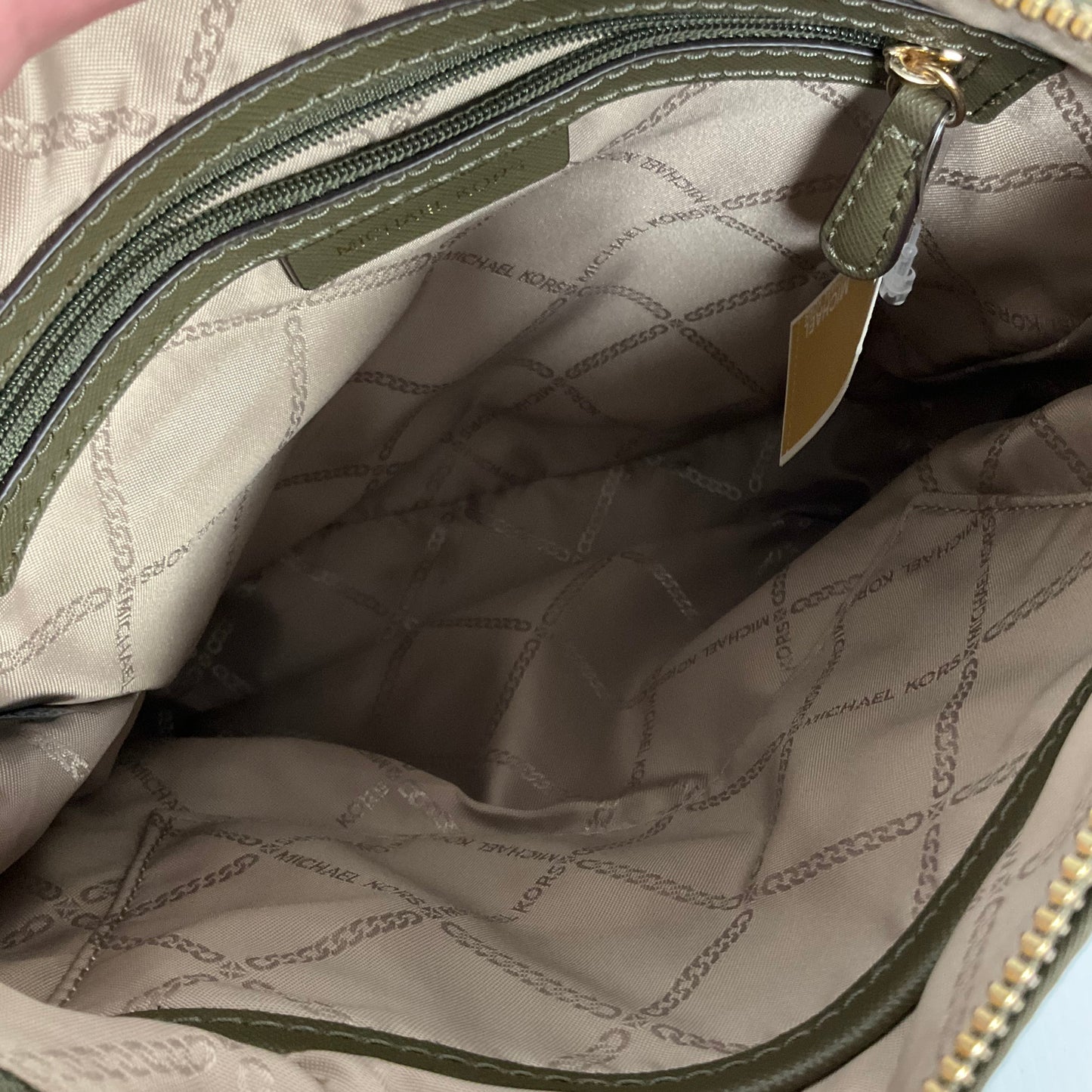 Crossbody Designer By Michael Kors, Size: Medium