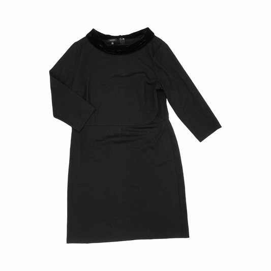 Dress Party Midi By Talbots In Black, Size:14