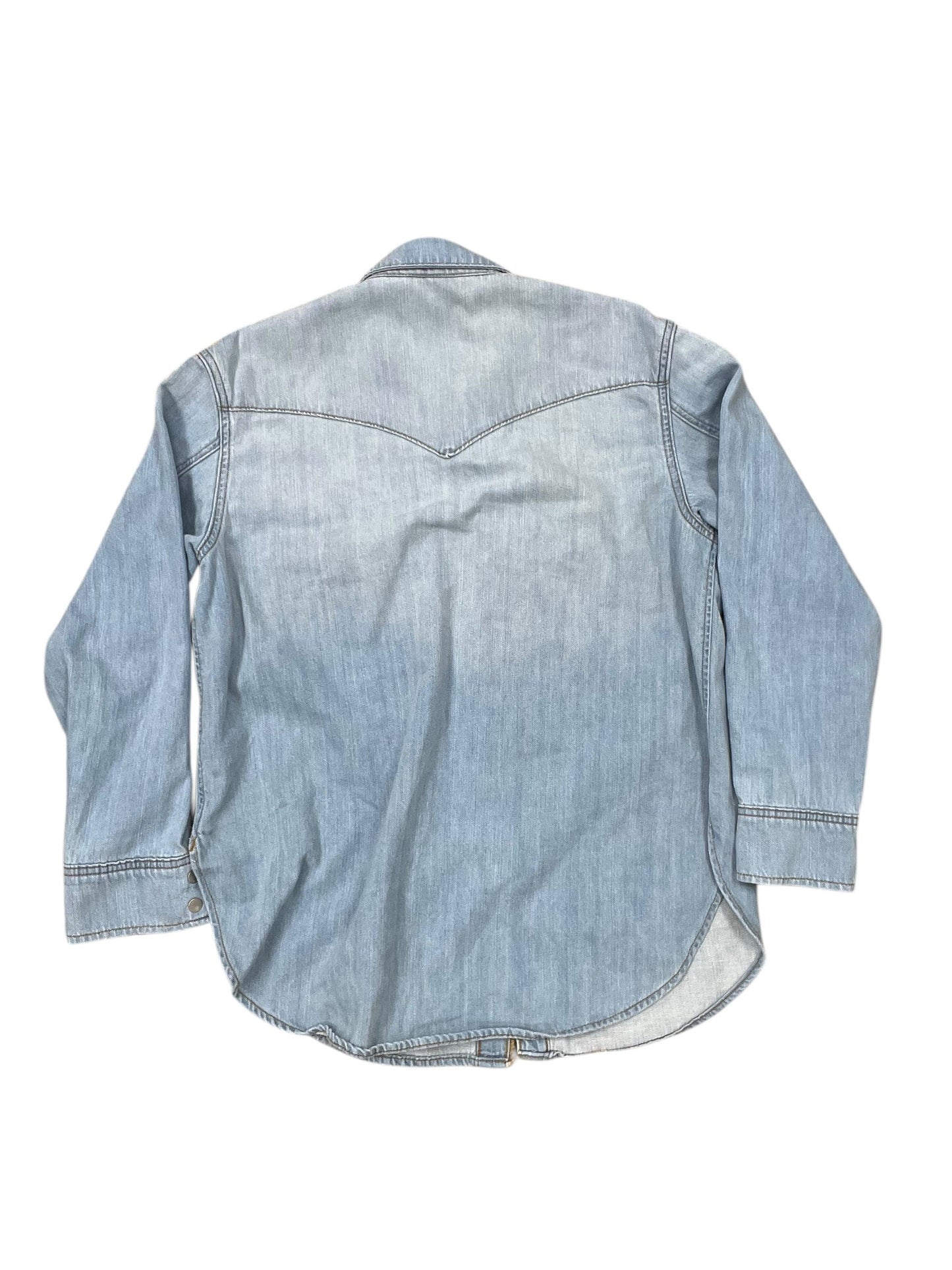 Blouse Ls By Universal Thread In Blue, Size:S