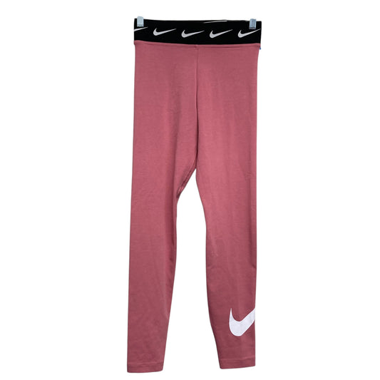 Athletic Leggings By Nike In Pink, Size:S