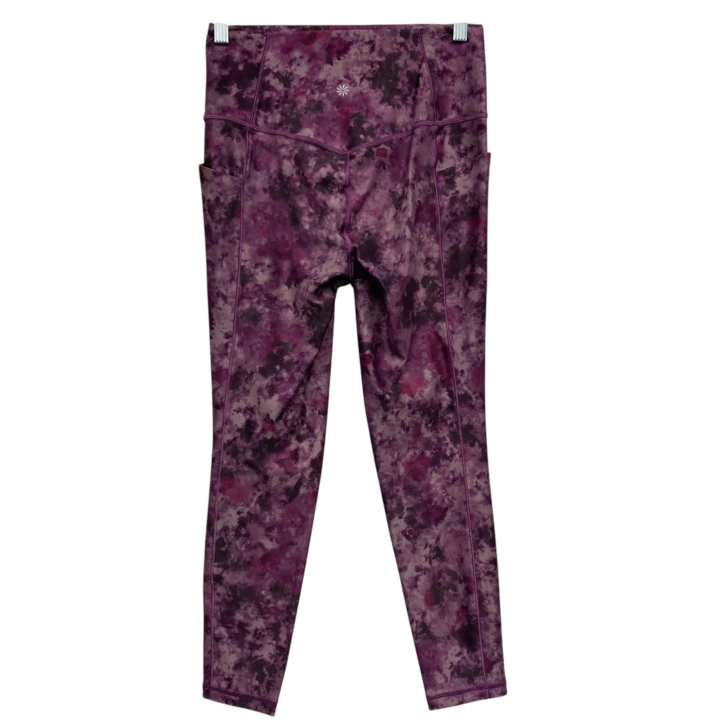Athletic Leggings By Athleta In Tie Dye Print, Size:S