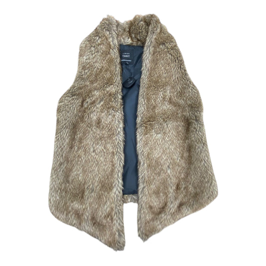Vest Faux Fur & Sherpa By Cmc In Brown, Size:Xs