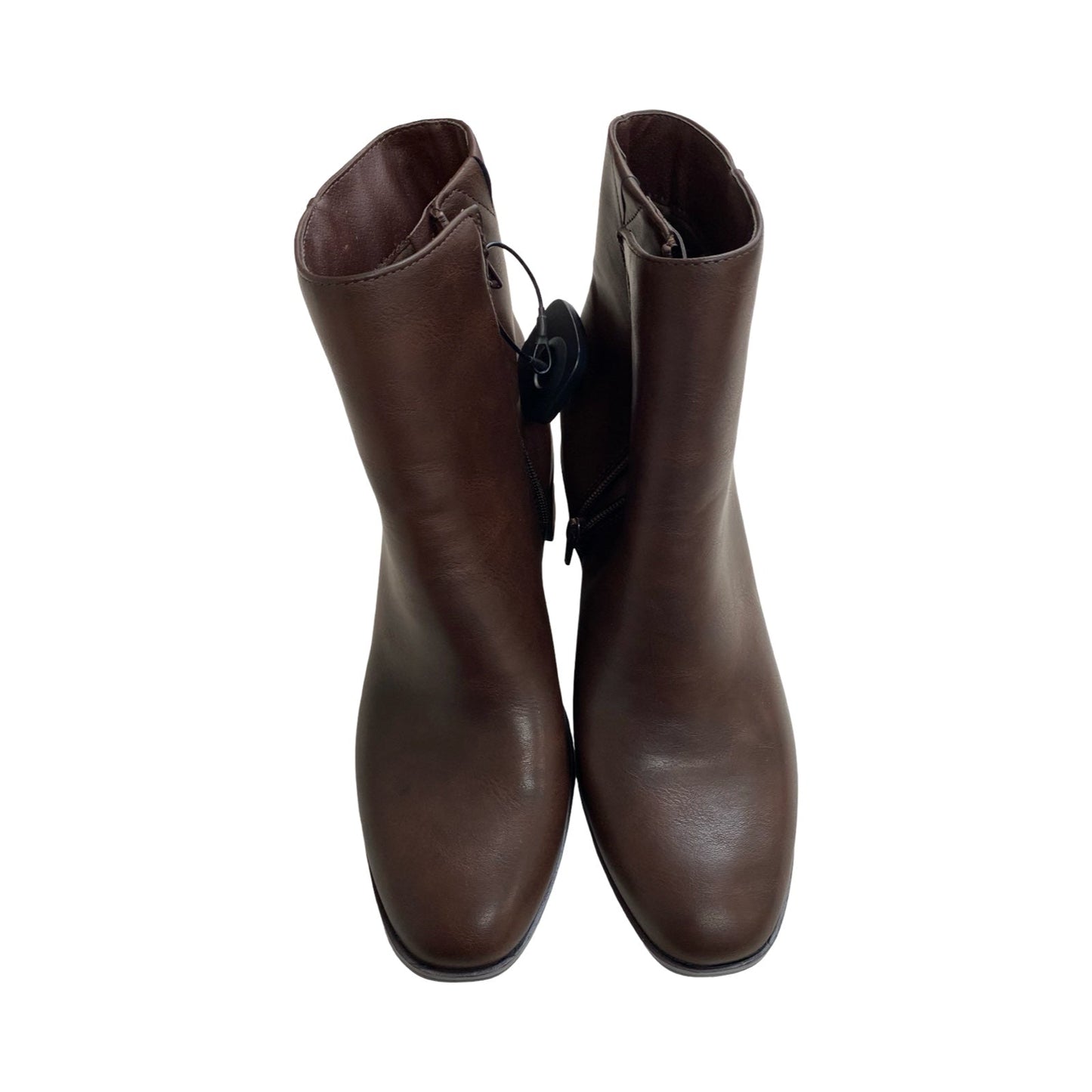 Boots Ankle Flats By Sonoma In Brown, Size:9.5