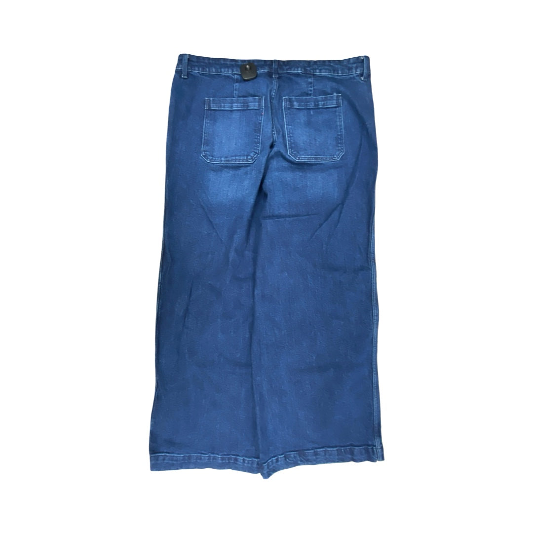 Jeans Wide Leg By Old Navy In Blue Denim, Size:20