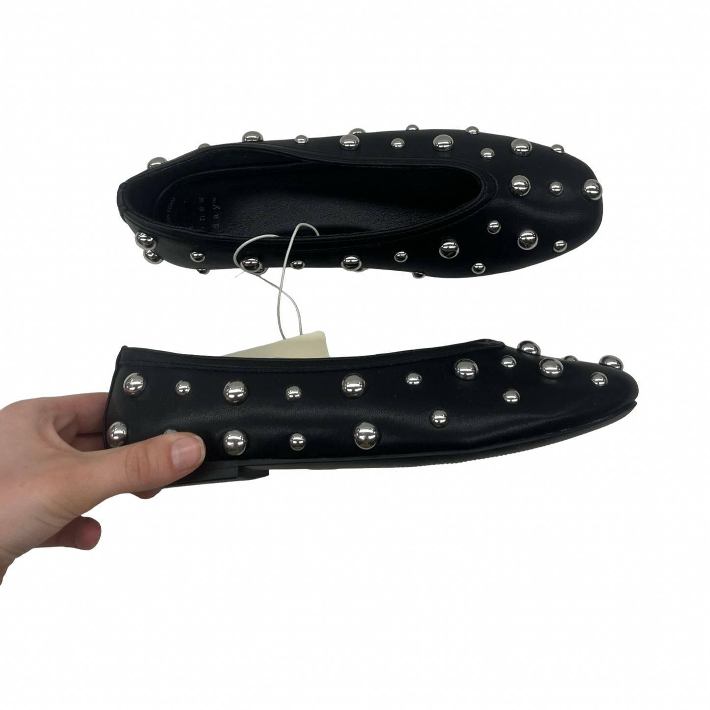 Shoes Flats By A New Day In Black, Size:7.5