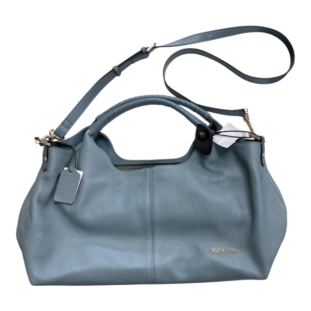 Handbag Leather By Cmc In Blue, Size:Medium