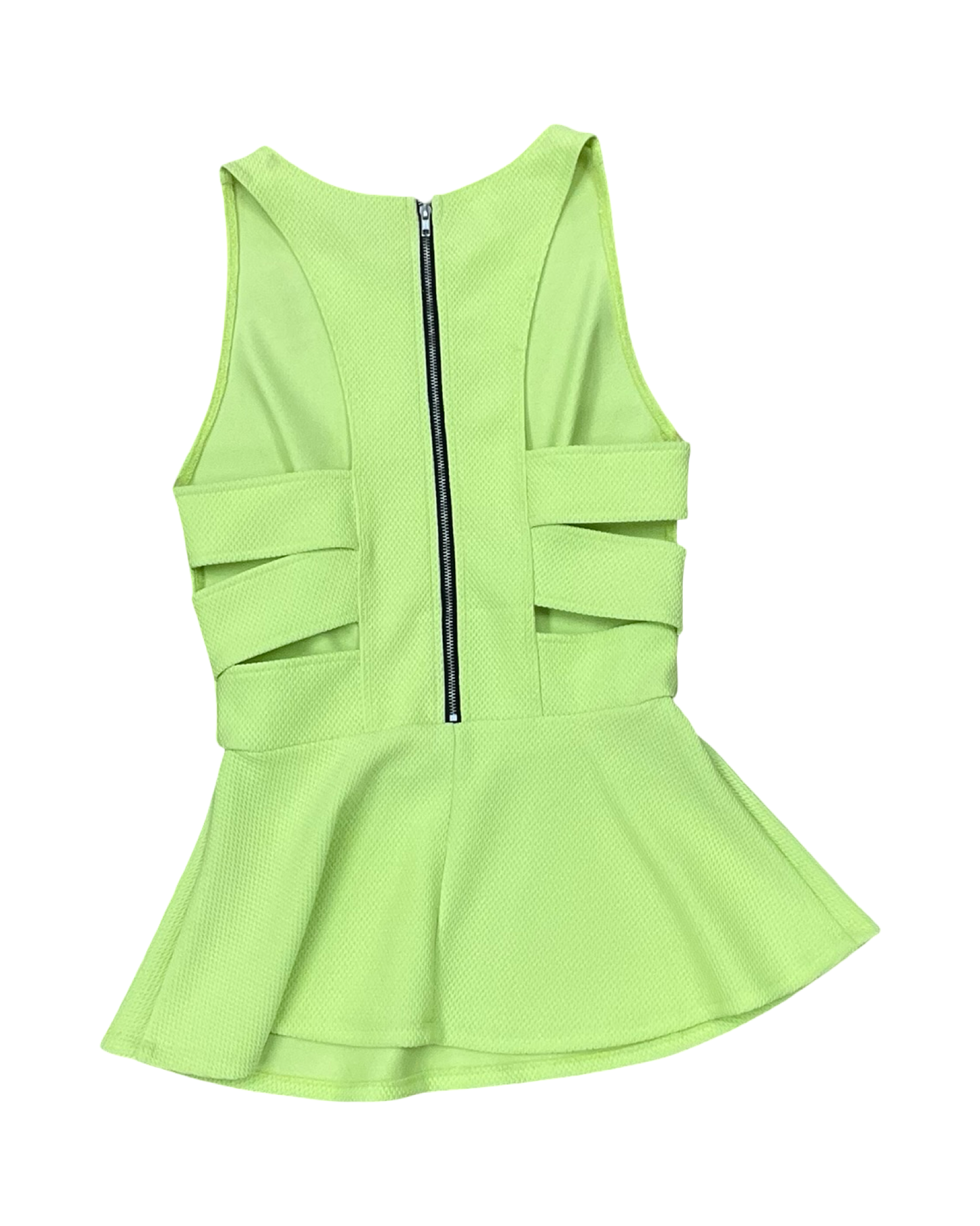 Top Sleeveless By Studio Y In Green, Size:Xs