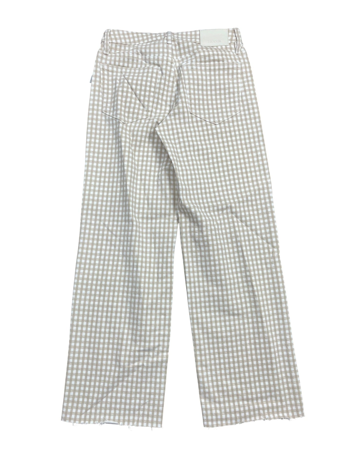 Jeans Wide Leg By Hidden In Brown & White, Size:2