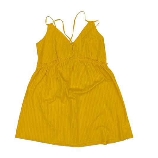 YELLOW CUPSHE DRESS CASUAL SHORT, Size L