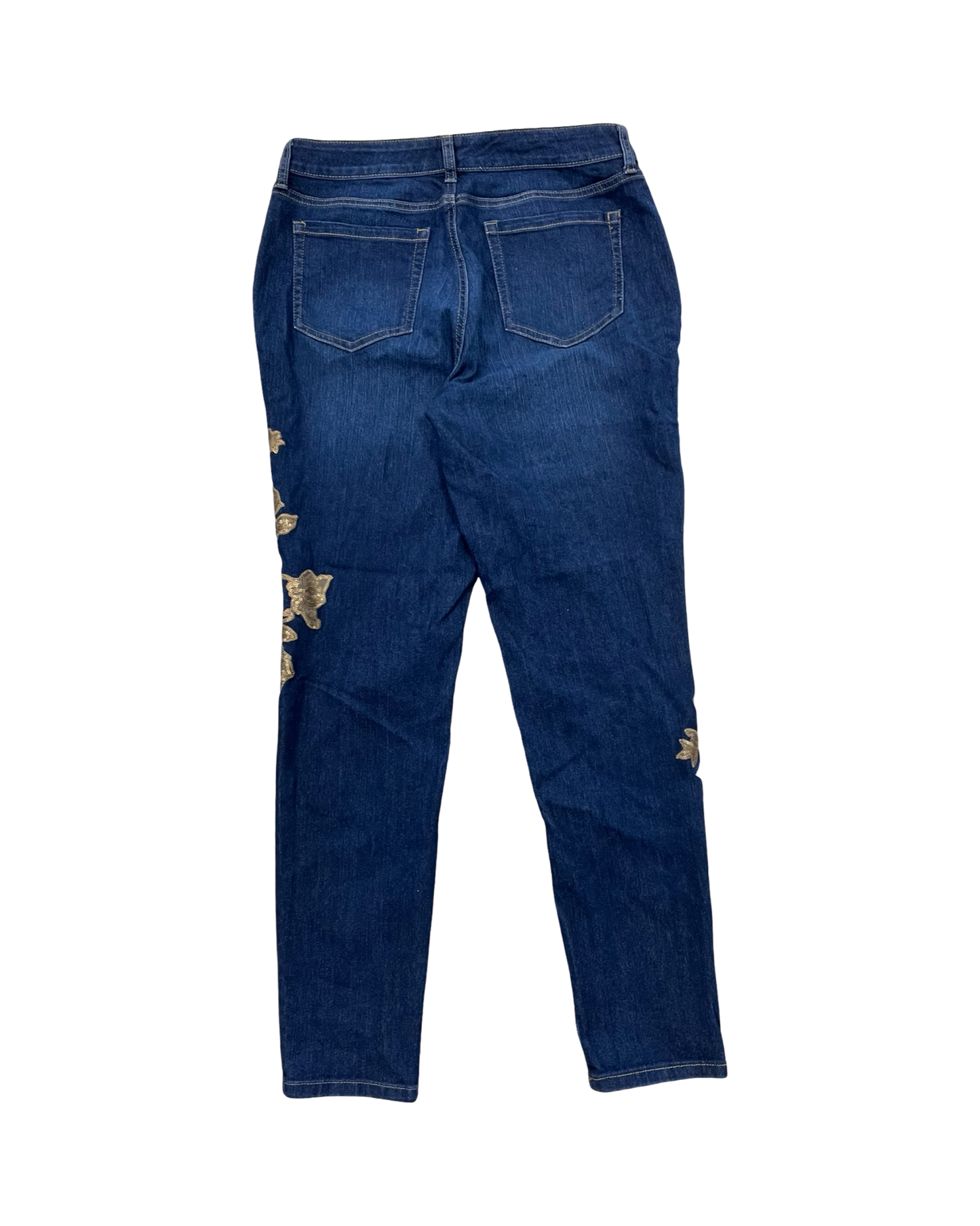 Jeans Skinny By Style And Company In Blue Denim, Size:8