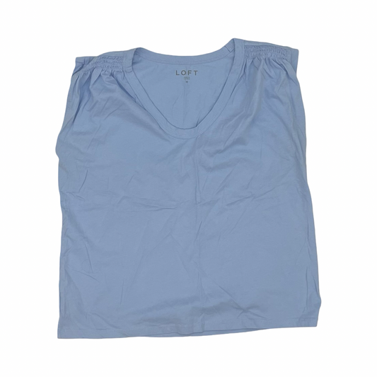 Top Sleeveless By Loft In Blue, Size:M