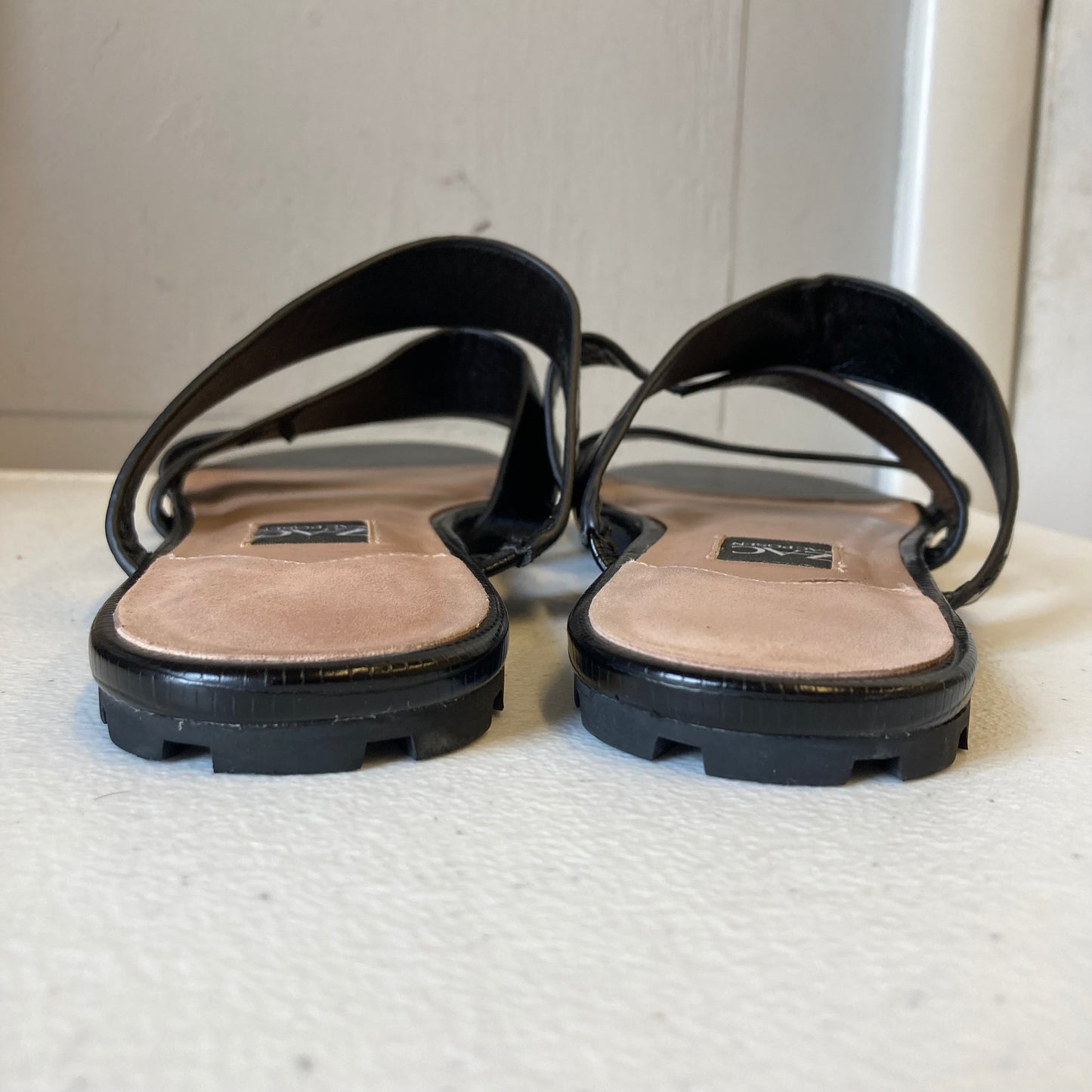 Sandals Designer By Zac By Zac Posen In Black, Size:10