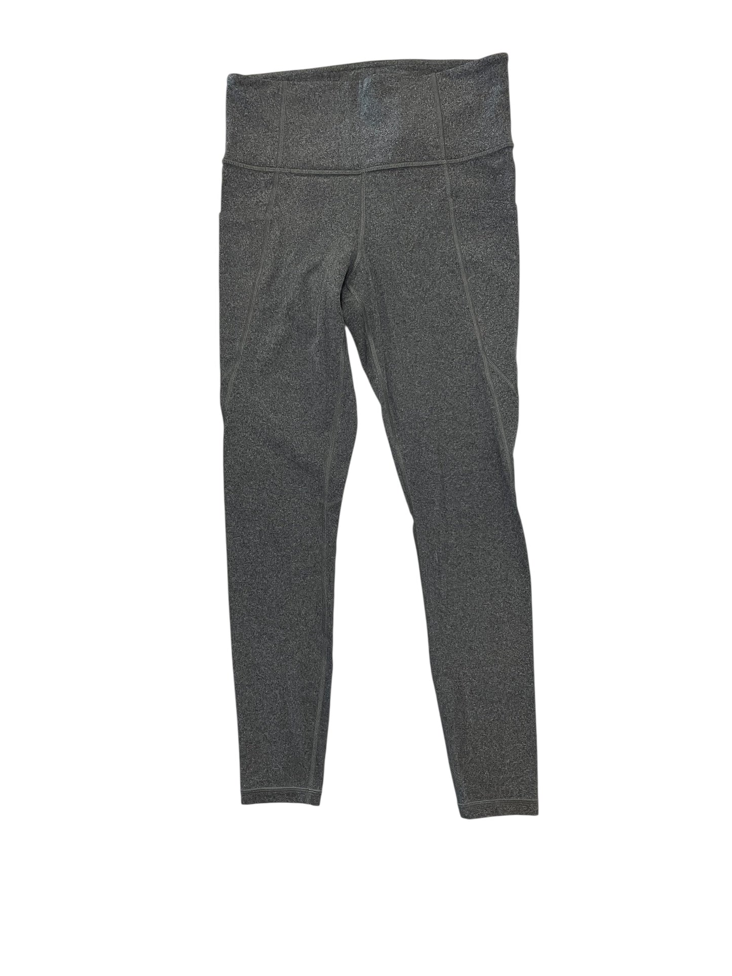 Athletic Leggings By Athleta In Grey, Size:S