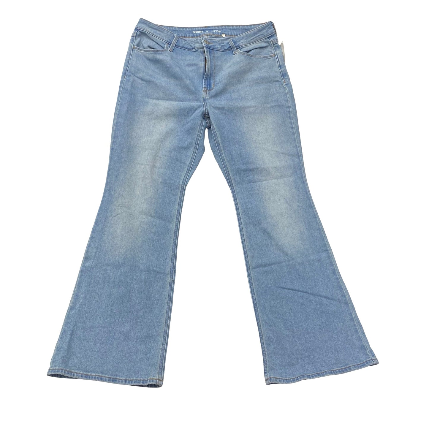 Jeans Flared By Old Navy In Blue Denim, Size:14