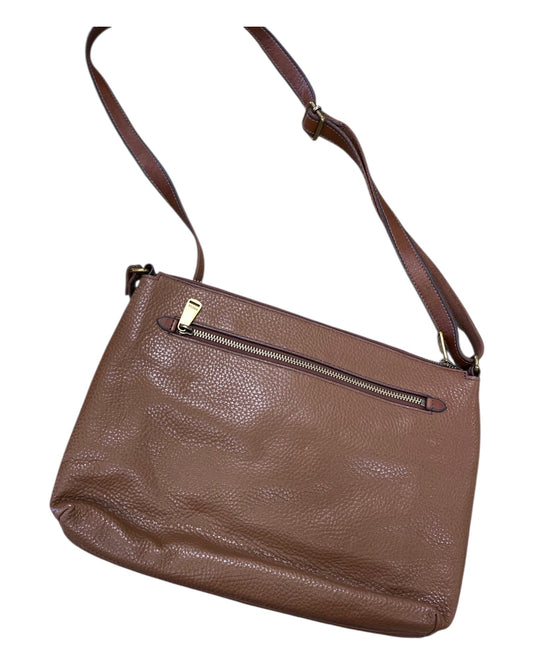 Crossbody By Fossil In Brown, Size:Large