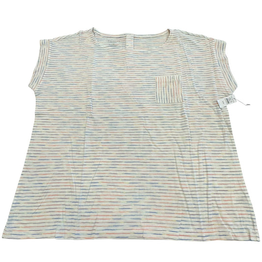 Top Ss By Talbots In Rainbow Print, Size:2X