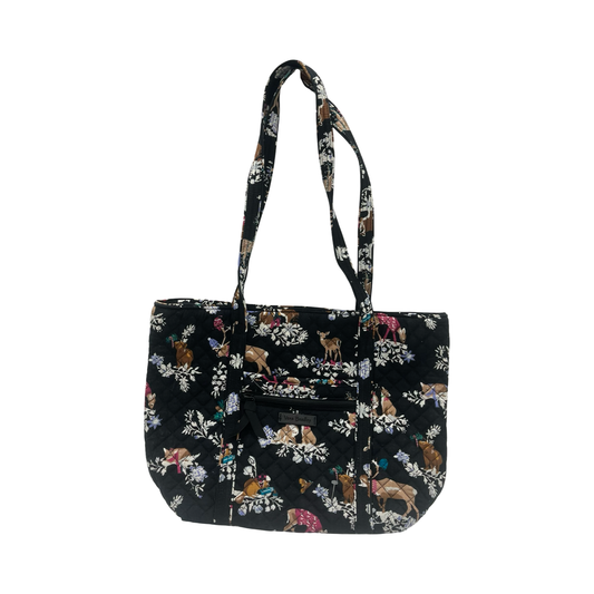 Handbag By Vera Bradley In Black, Size:Medium
