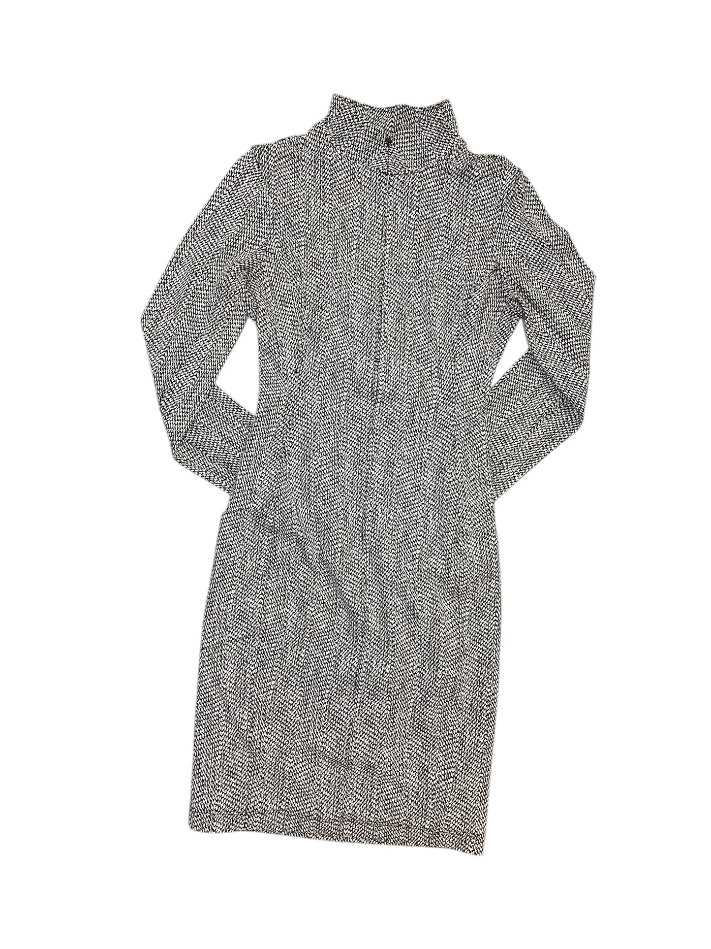 Dress Casual Midi By Athleta In Black & White, Size:Xs