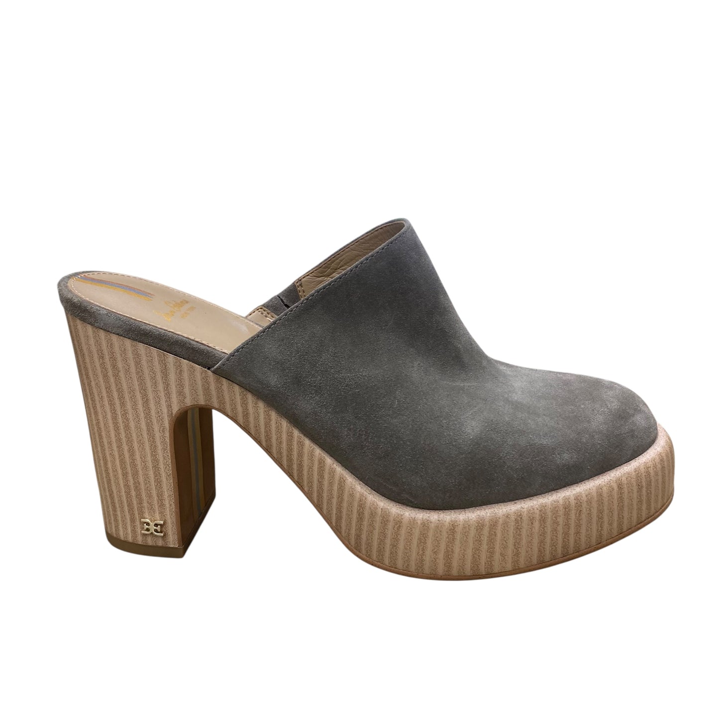 Shoes Heels Block By Sam Edelman In Grey, Size:9.5