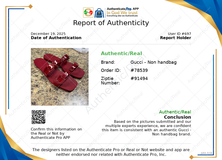 Sandals Luxury Designer By Gucci In Red, Size: 10.5