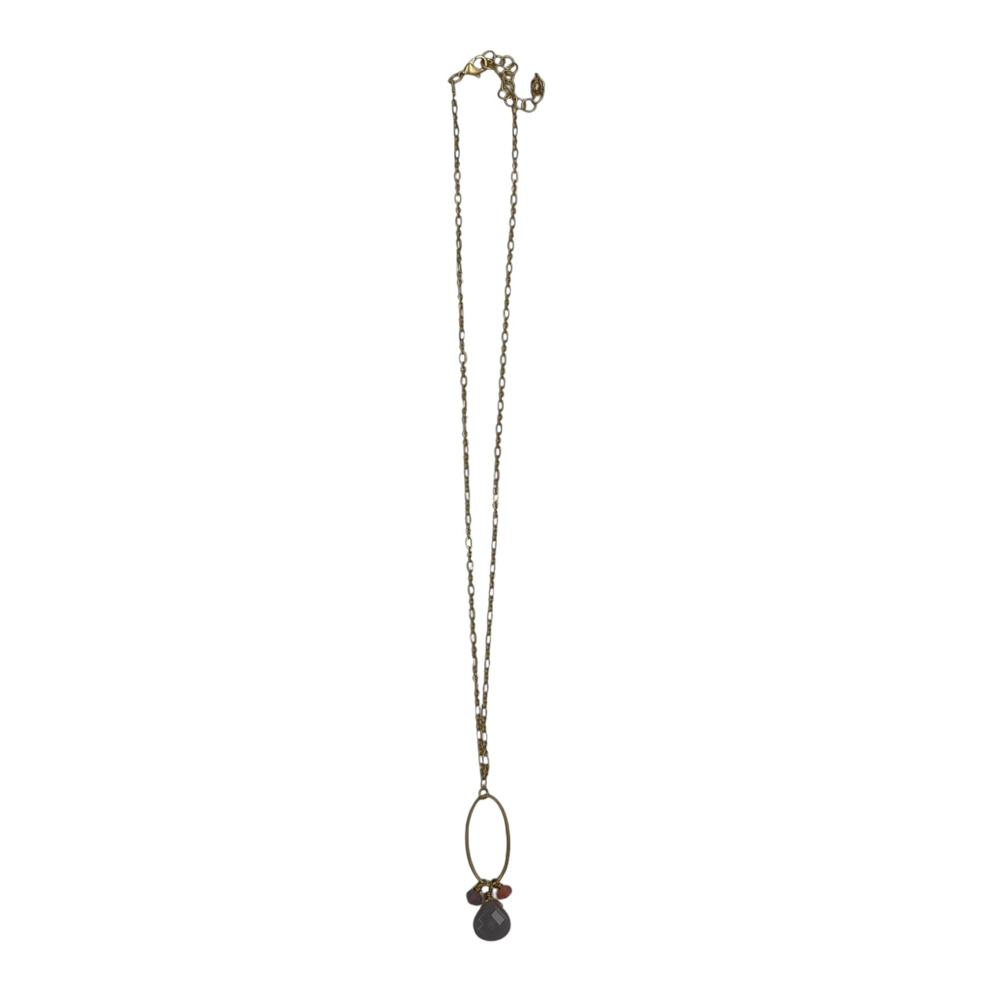 Necklace Charm By    Clothes Mentor In Gold & Grey