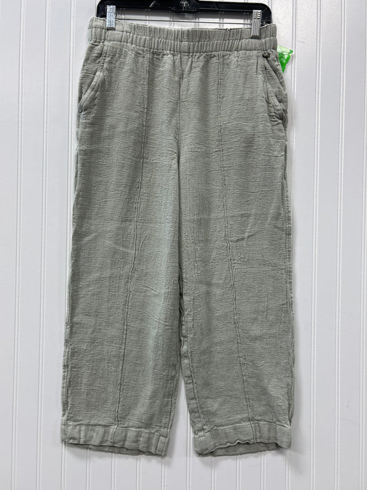 Pants Linen By Madewell In Green, Size:M