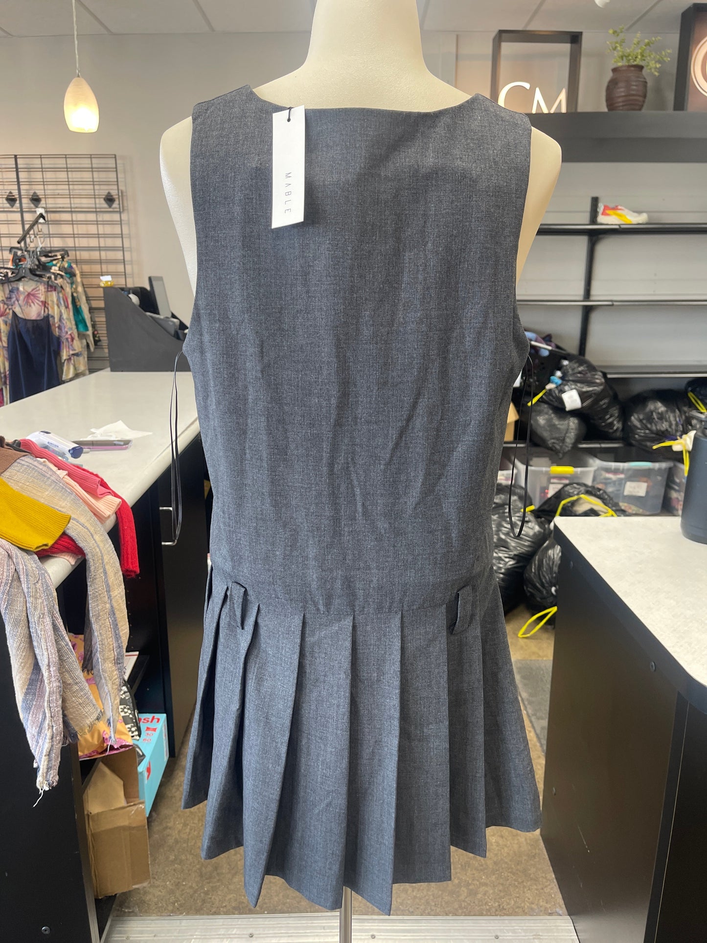 Dress Casual Short By Mable In Grey, Size:S