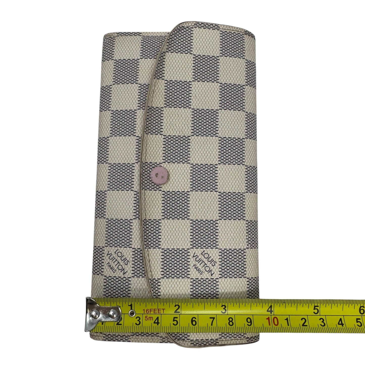 Emilie Damier Azur Wallet Luxury Designer By Louis Vuitton, Size: Medium