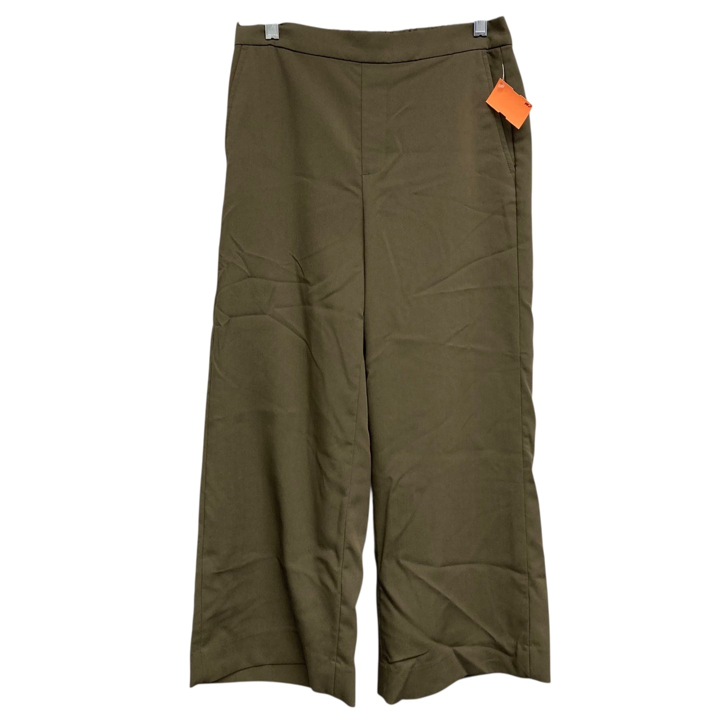 Pants Cropped By Banana Republic In Green, Size:4